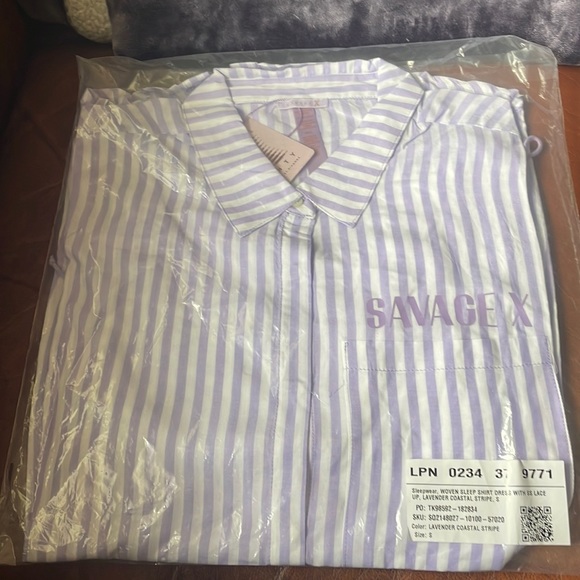 NWT SAVAGE X FENTY Sleep dress Shirt - Picture 2 of 5